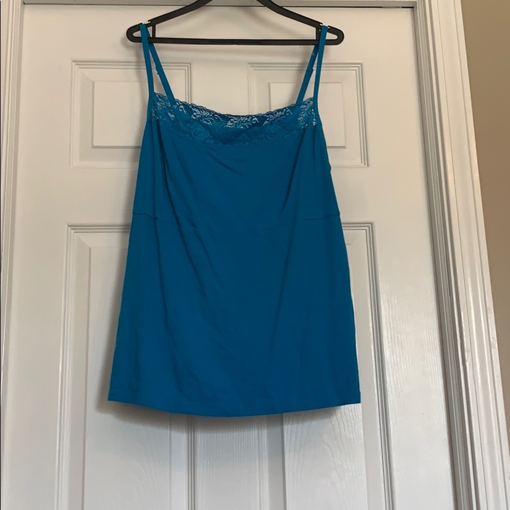 Blue tank